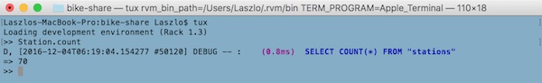 Run our own rake task and confirm result with tux